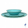 Service Draw bleu turquoise