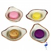 6 Mini Assiettes Sand beige 8cm