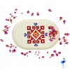 Assiette ovale Arabesque 32 cm