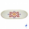 Assiette ovale Arabesque 32 cm