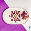 Assiette ovale Arabesque 32 cm