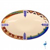 Assiette Ovale Ruanda 33 cm