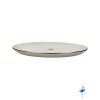 4 assiettes Glamour blanc 17 cm